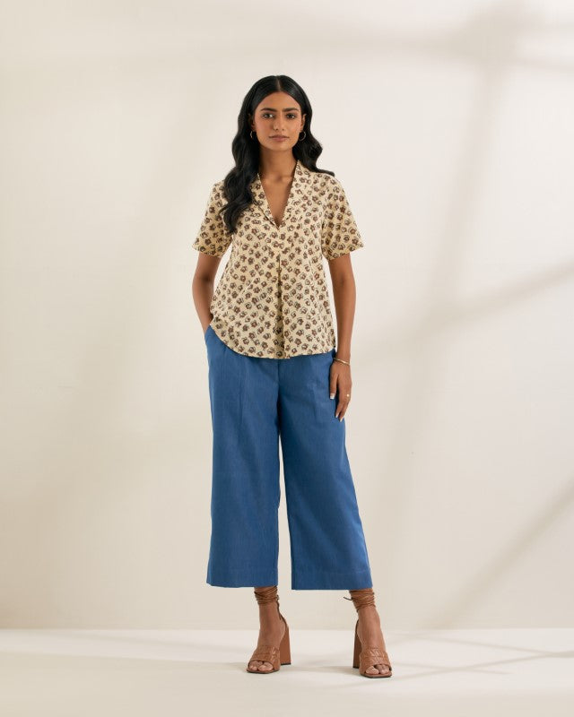Coco beans pleated top