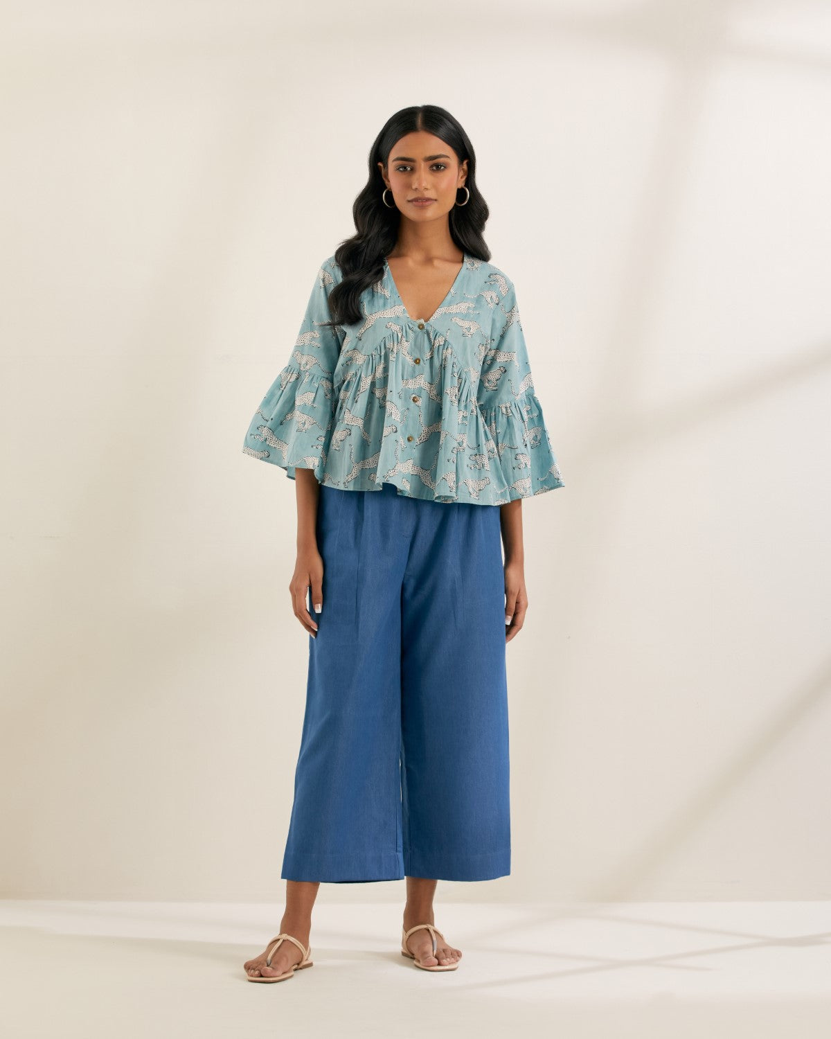 Flying Cutie- Gathered top