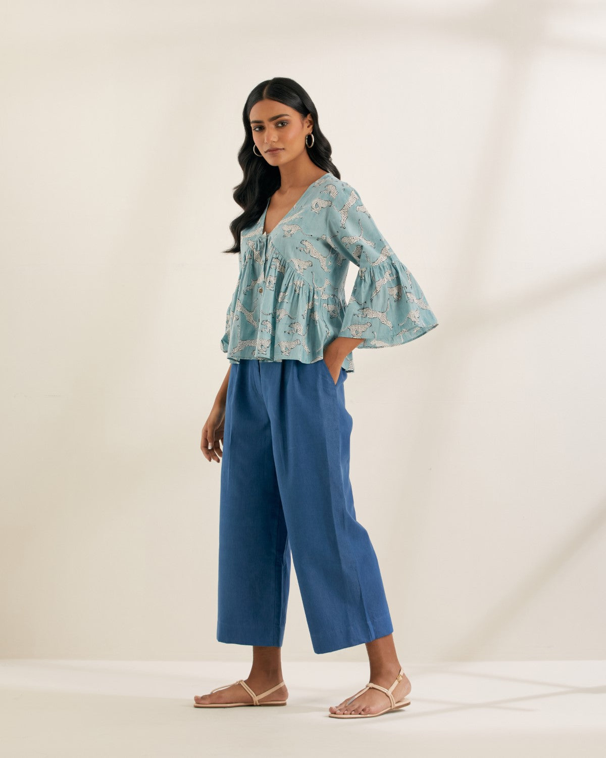 Flying Cutie- Gathered top