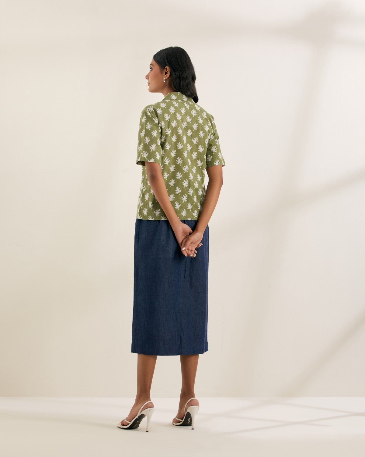 Olive - blazer shirt