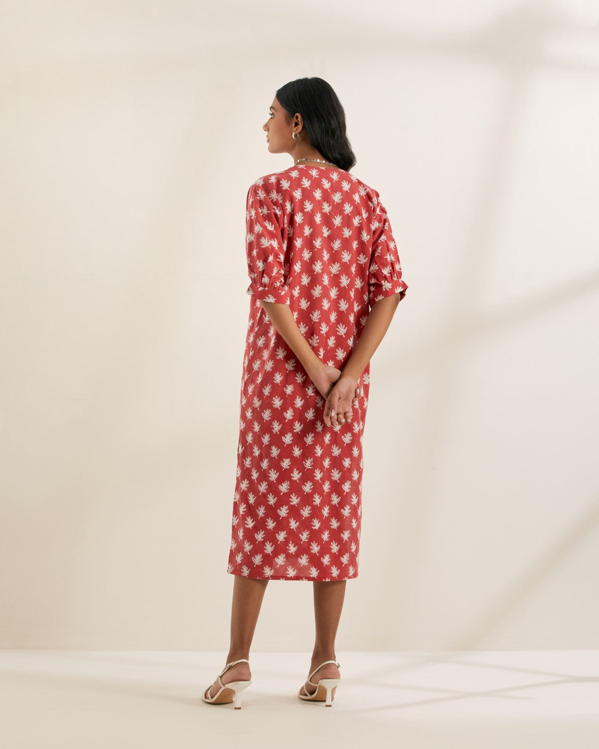 BERRY- Relaxed tunic with side slits
