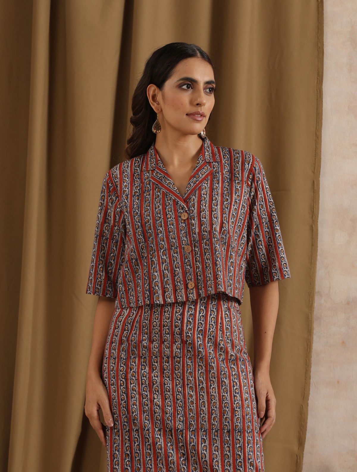 Neerja- Crop top and skirt coord set