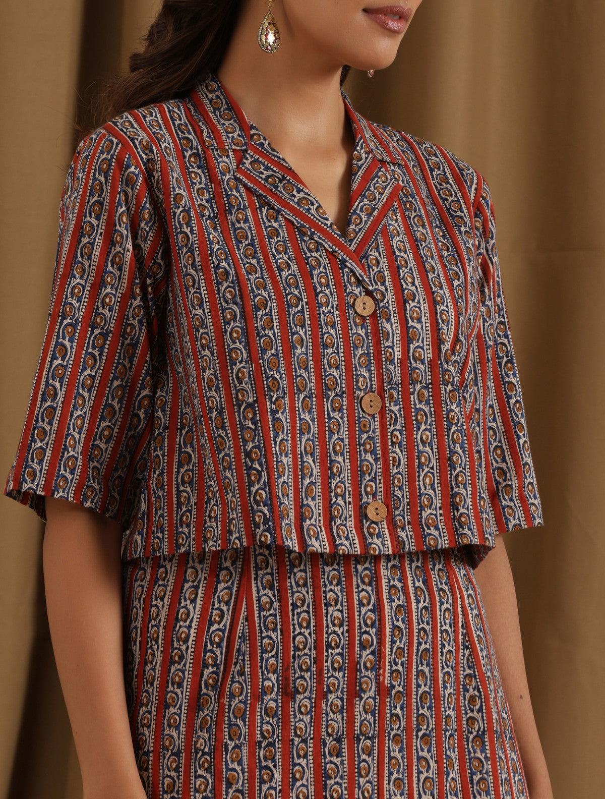 Neerja- Crop top and skirt coord set