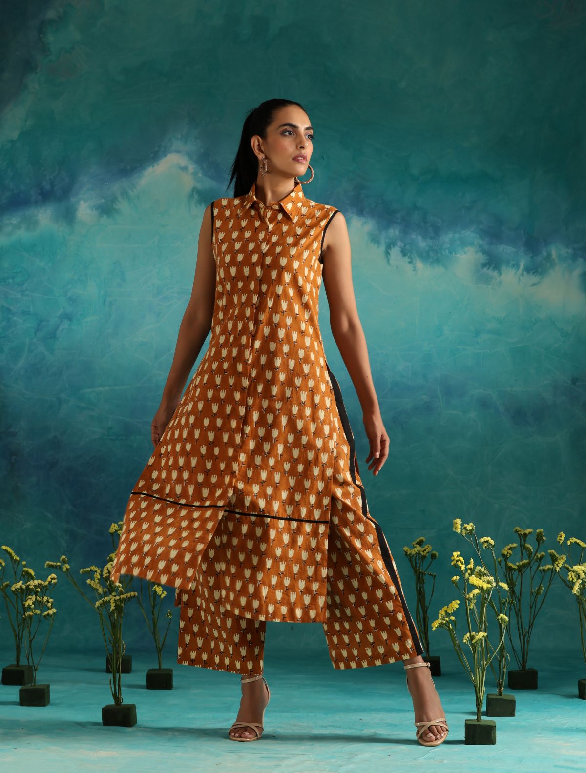 Salted caramel kurta set