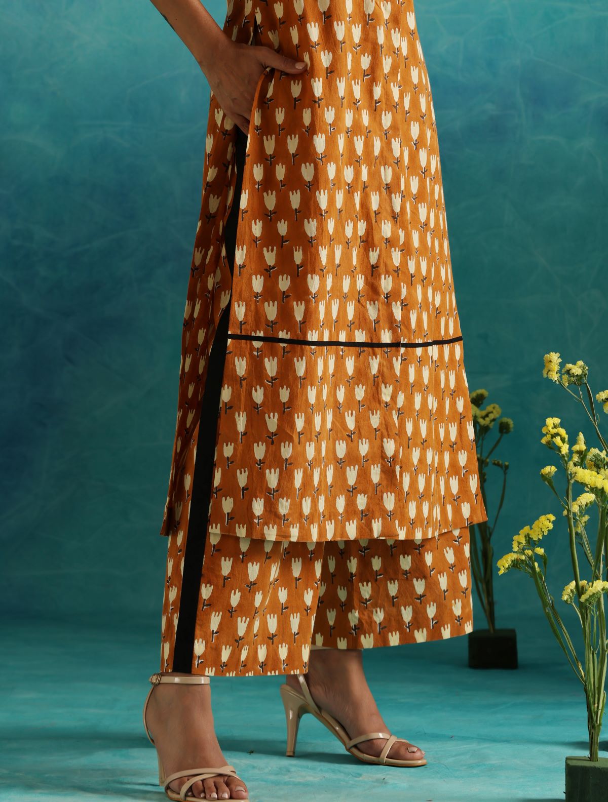 Salted caramel kurta set