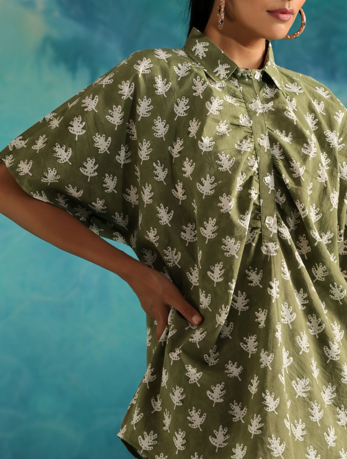 Olive leafy lounge set