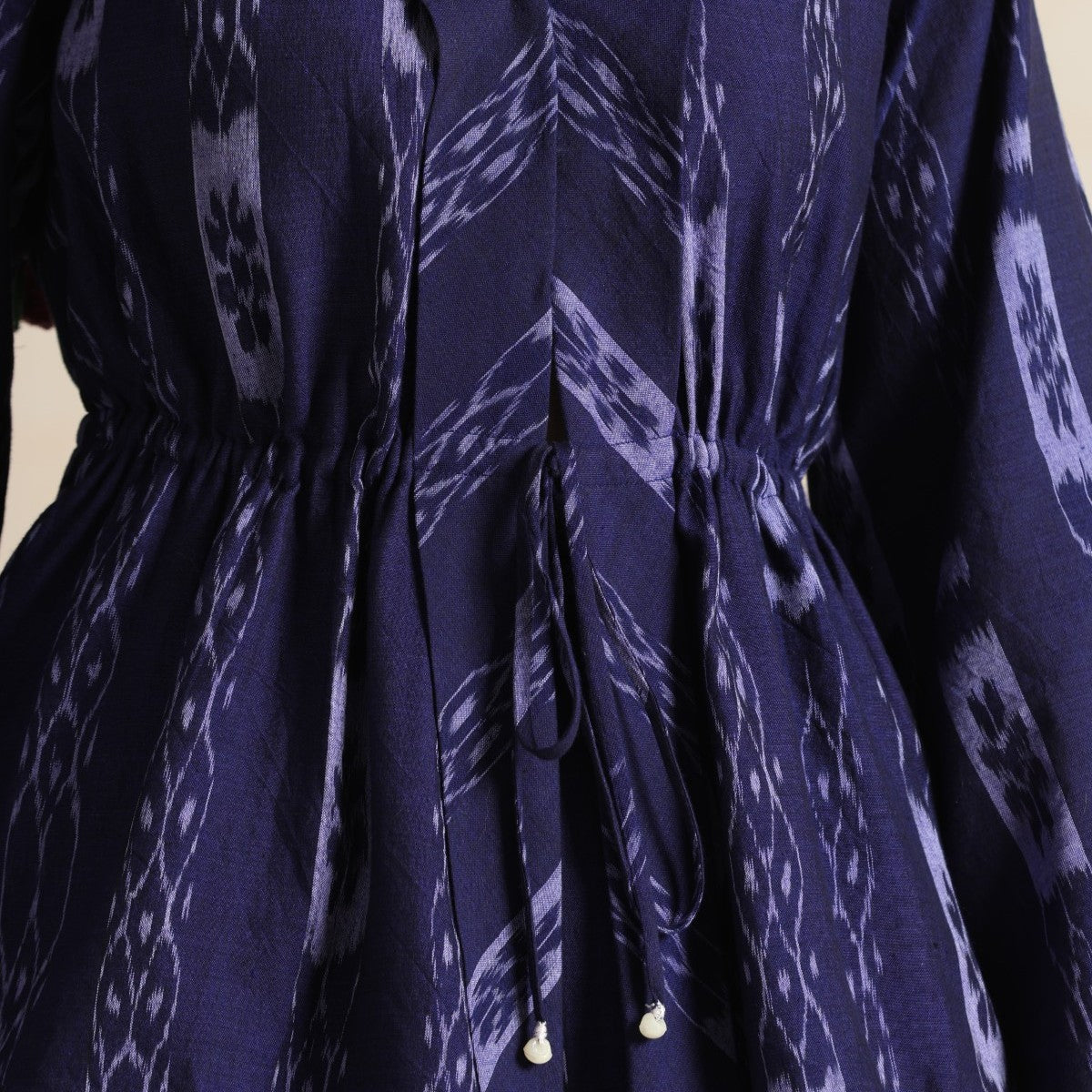 Parvaz- Navy handwoven ikat coord set