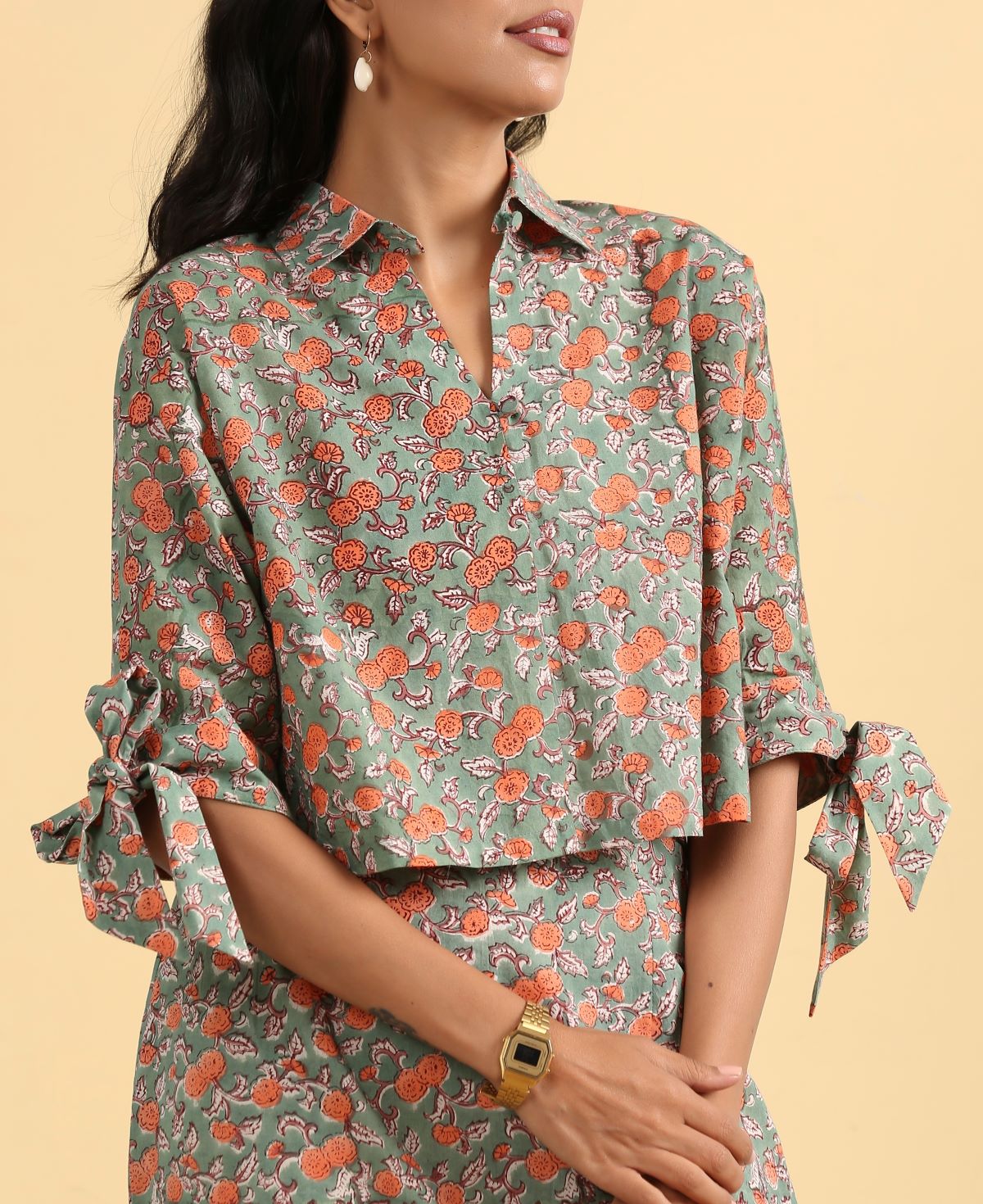 Skirt and top floral co ord set- SAMPLE SALE- S SIZE
