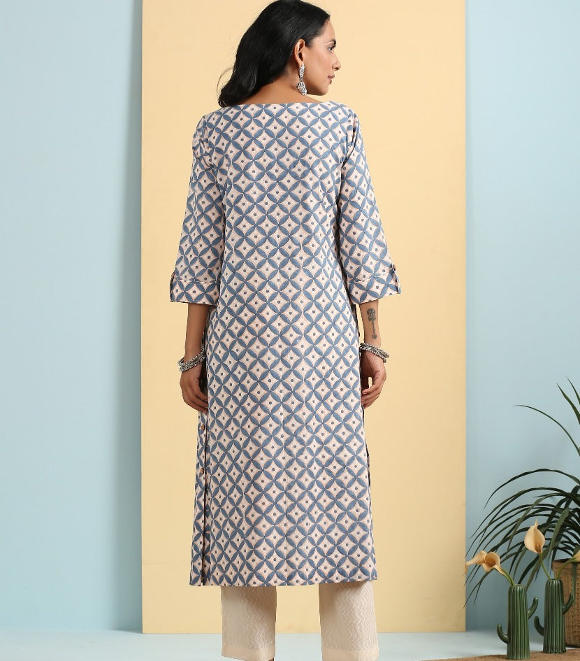 Blue diamond kurta- SAMPLE PC