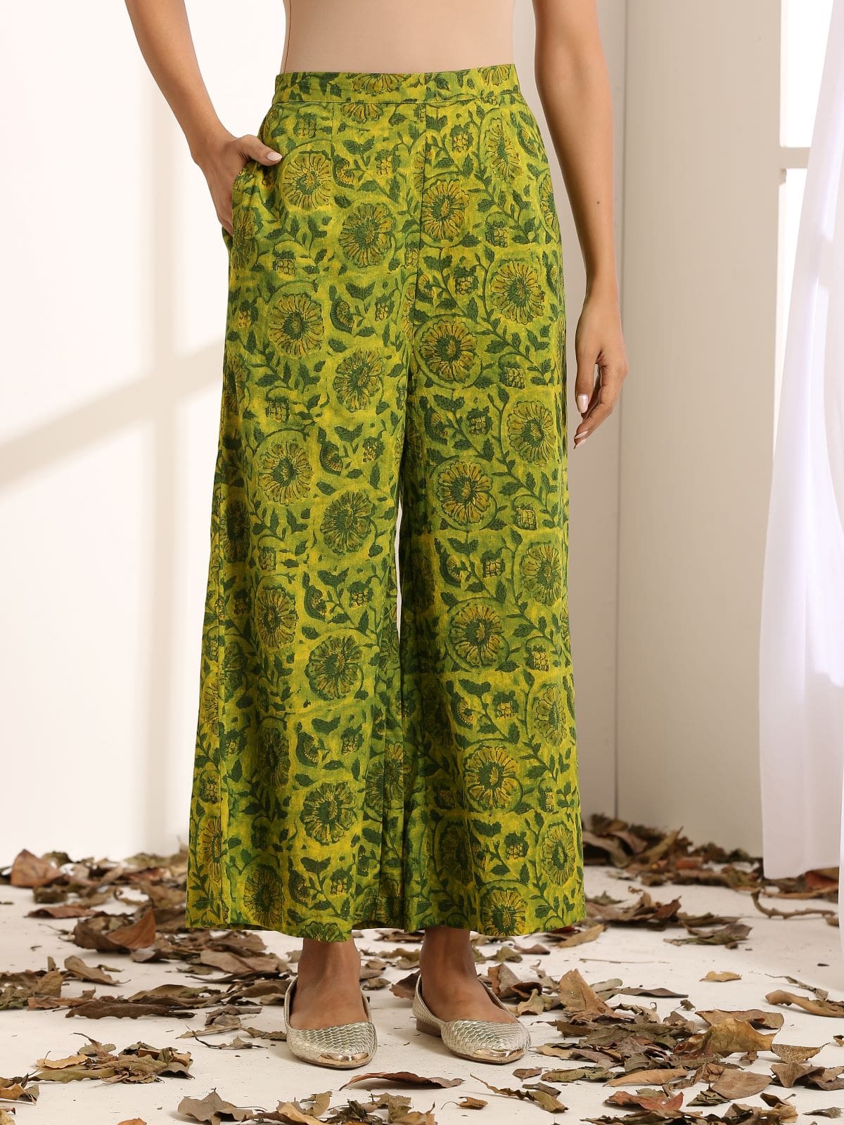 Short kurta coord set with gota details