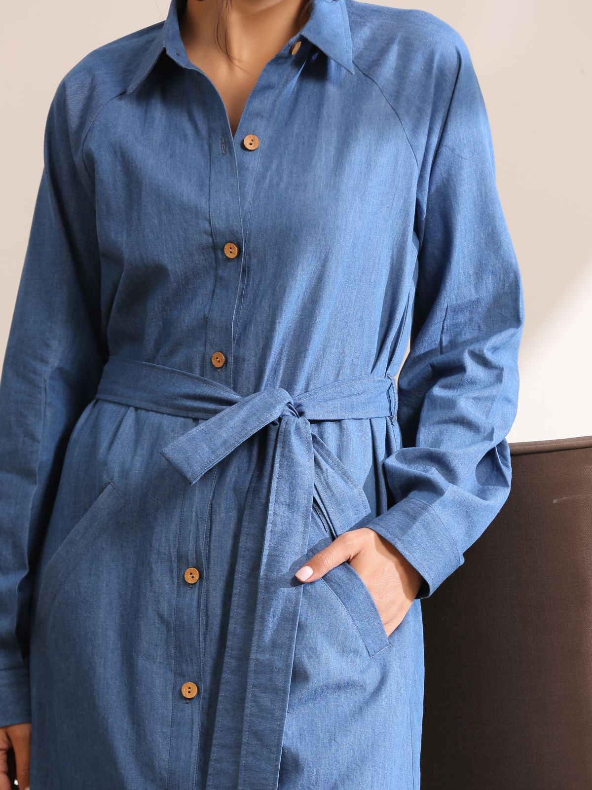 Suzy- Light denim blazer dress
