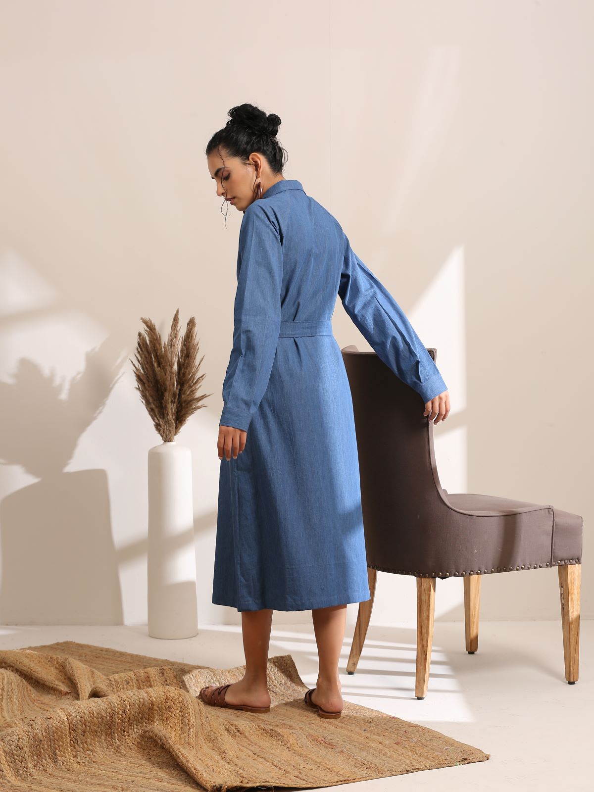 Suzy- Light denim blazer dress
