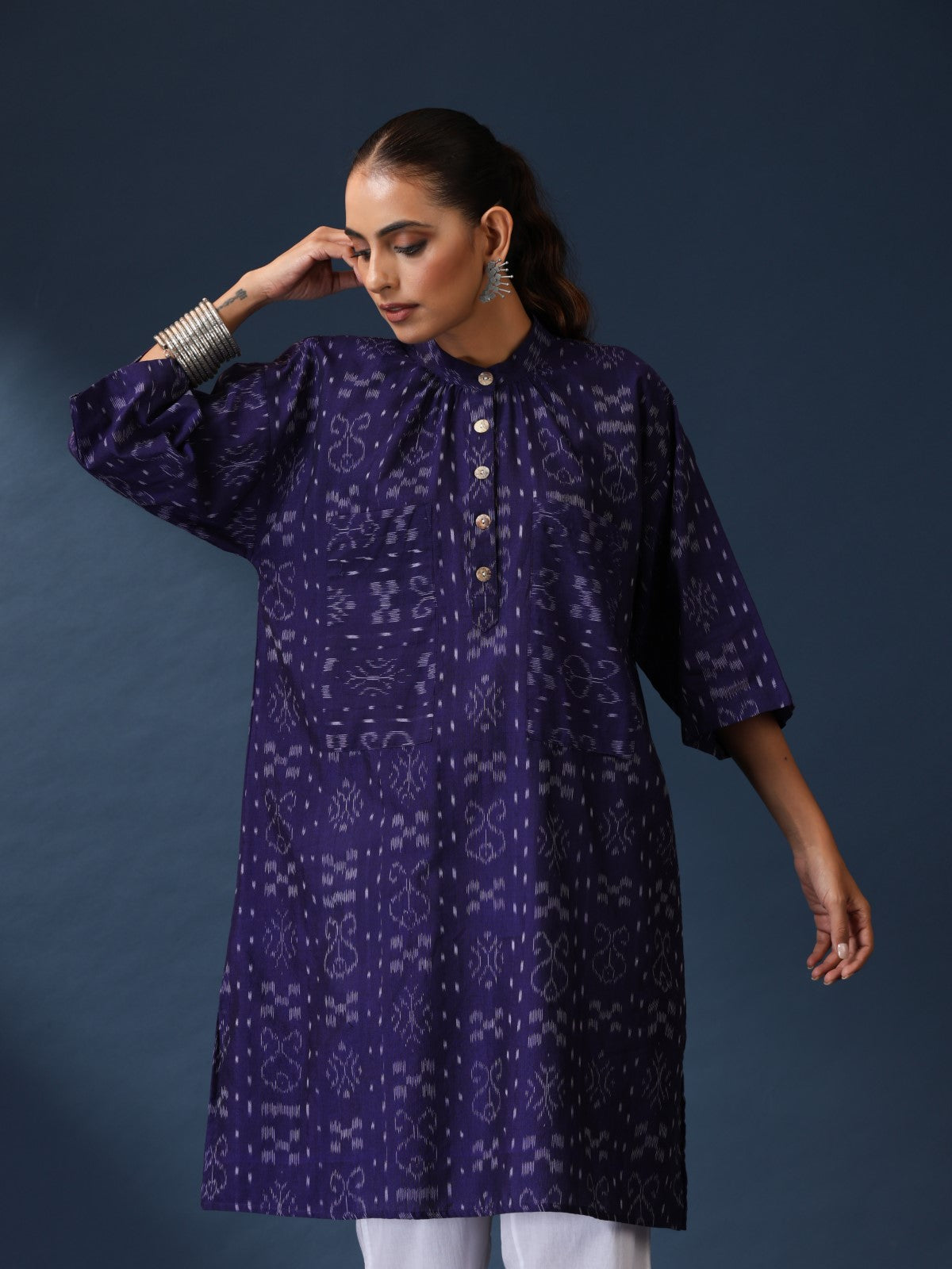 Plum- Oversized tunic