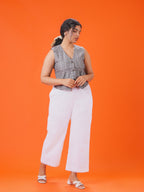 ON SALE-Grey skies vest- Vest only (no pants)