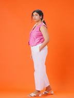 ON SALE- Blush pink vest - vest only (no pants)