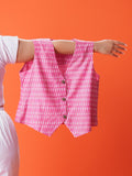 ON SALE- Blush pink vest - vest only (no pants)