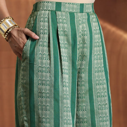 Empress- Green gold oversized tunic with matching pants