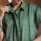 Empress- Green gold oversized tunic with matching pants