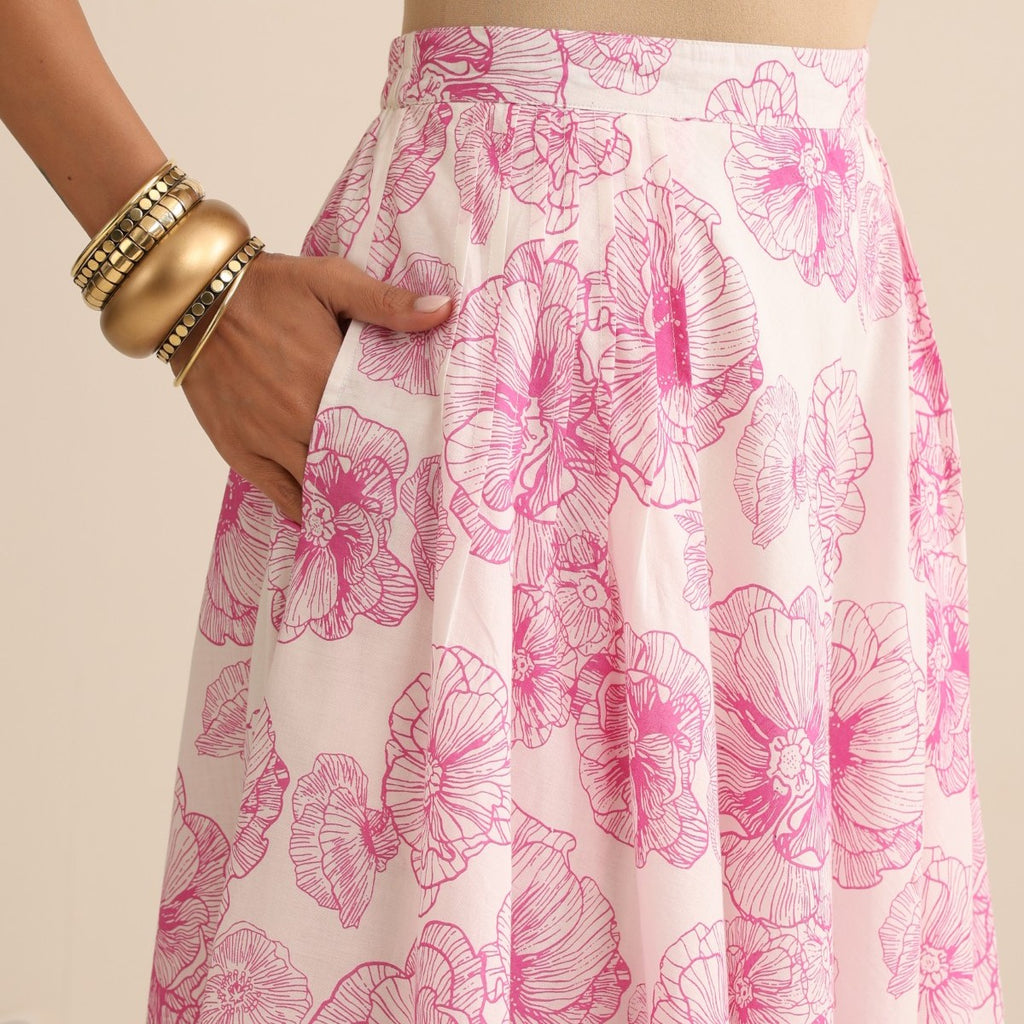 Cotton candy skirt and top set