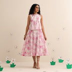 Cotton candy skirt and top set