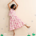 Cotton candy skirt and top set