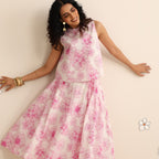 Cotton candy skirt and top set