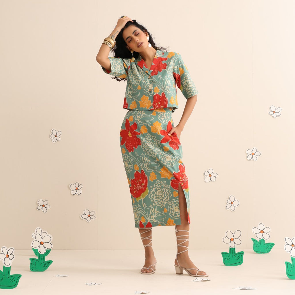 Juicy Fruity Skirt and top set