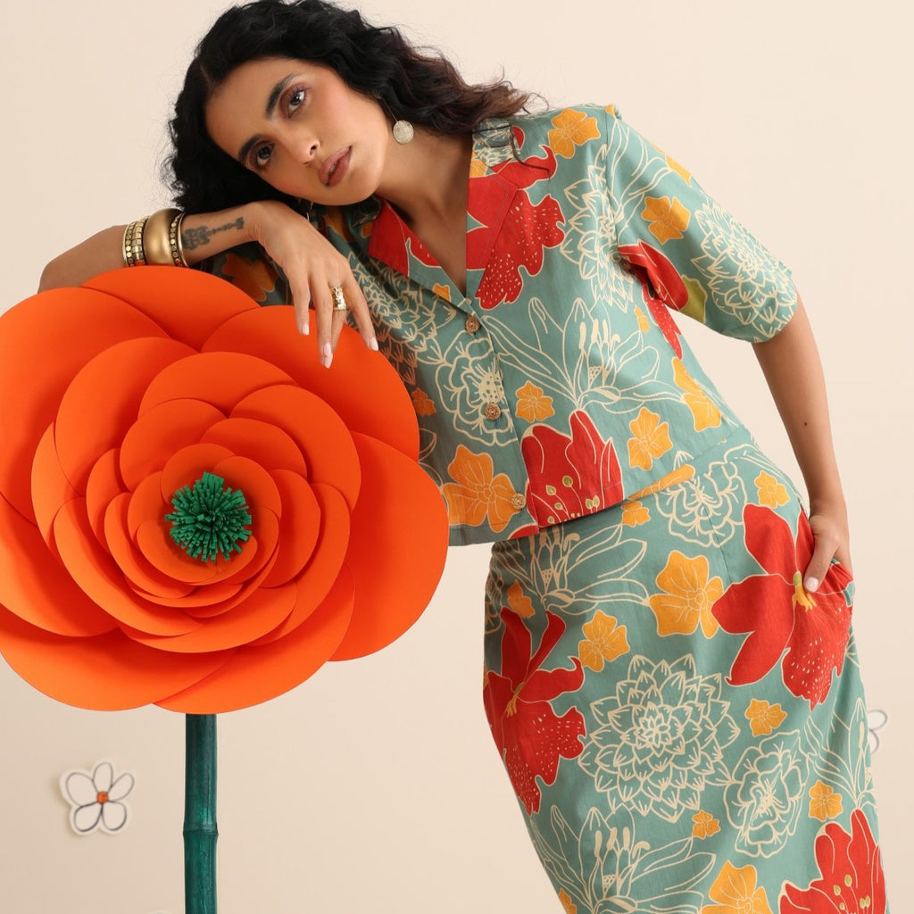 Juicy Fruity Skirt and top set