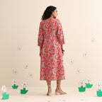 Scarlet crush knotted dress