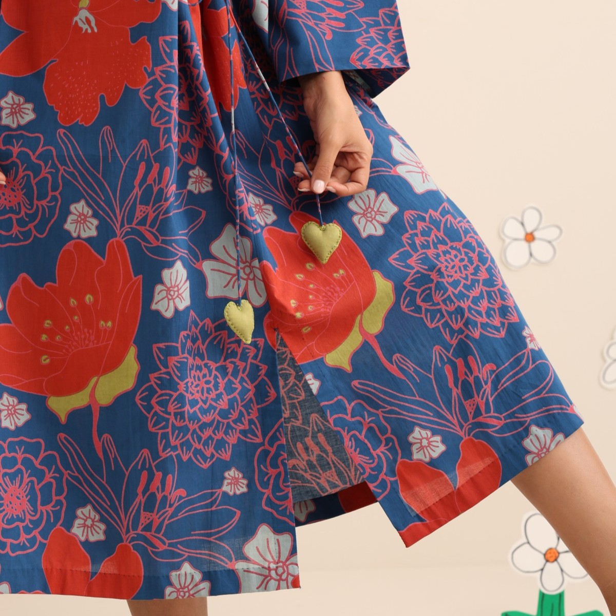 Midnight garden Kaftan
