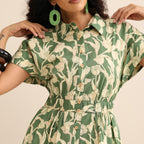 Wild greens short dress