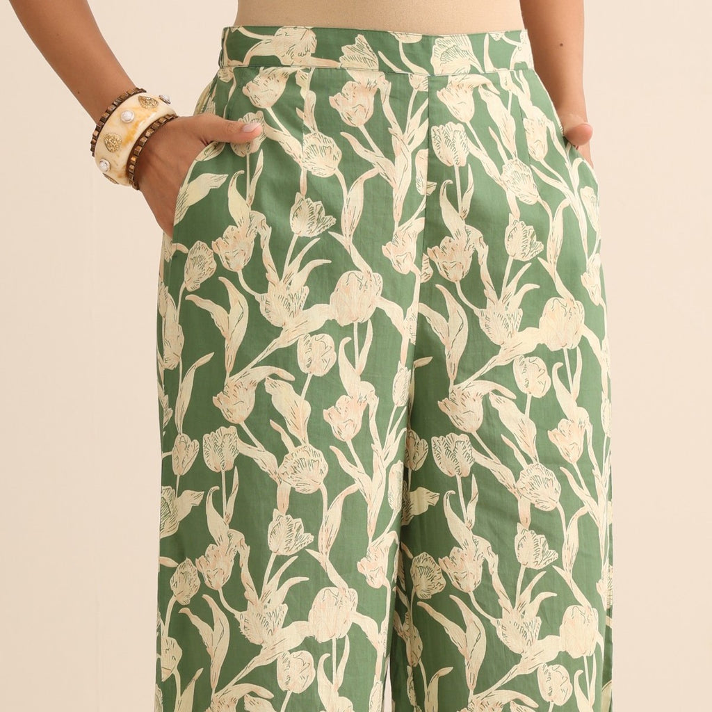 Wild greens kurta and pant set