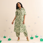 Wild greens kurta and pant set