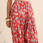 Crimson sky kurta set
