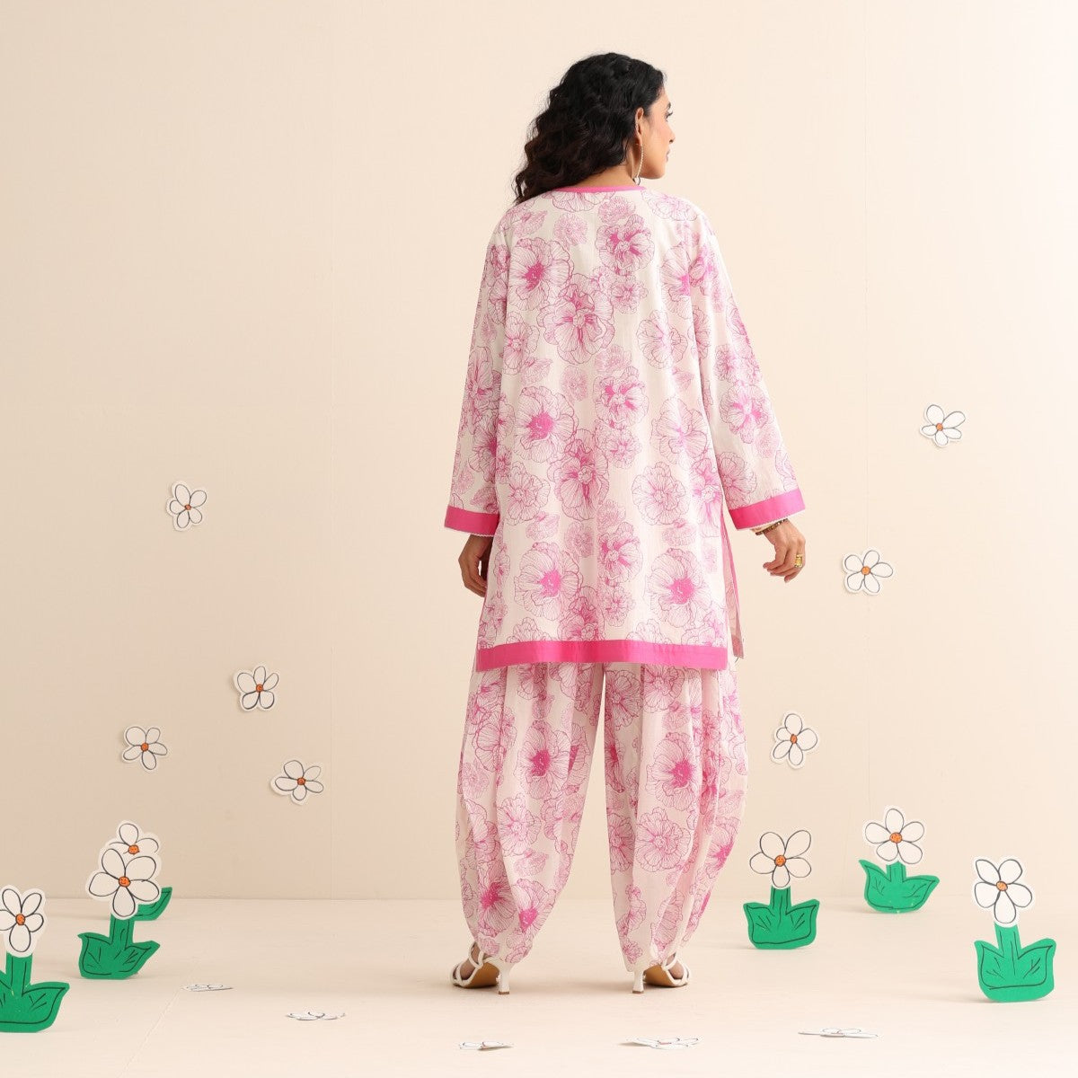 Cotton candy kurta set