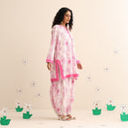 Cotton candy kurta set