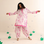 Cotton candy kurta set