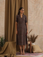 ON SALE- Panchi- Grey wrap dress