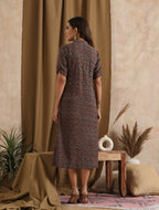 ON SALE- Panchi- Grey wrap dress