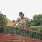 Wild greens skirt and top set