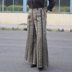 Duchess- Black shirt with black gold zari wide pants