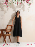 Nyssa - Halter neck midi dress
