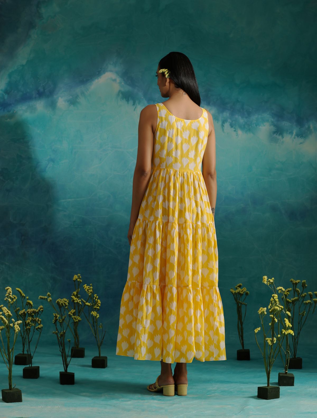 Sunny- Multi-tiered maxi dress