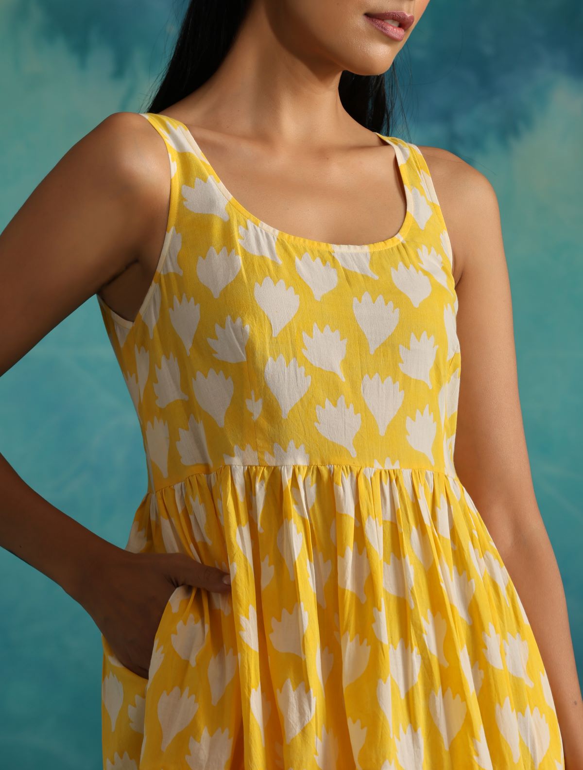 Sunny- Multi-tiered maxi dress