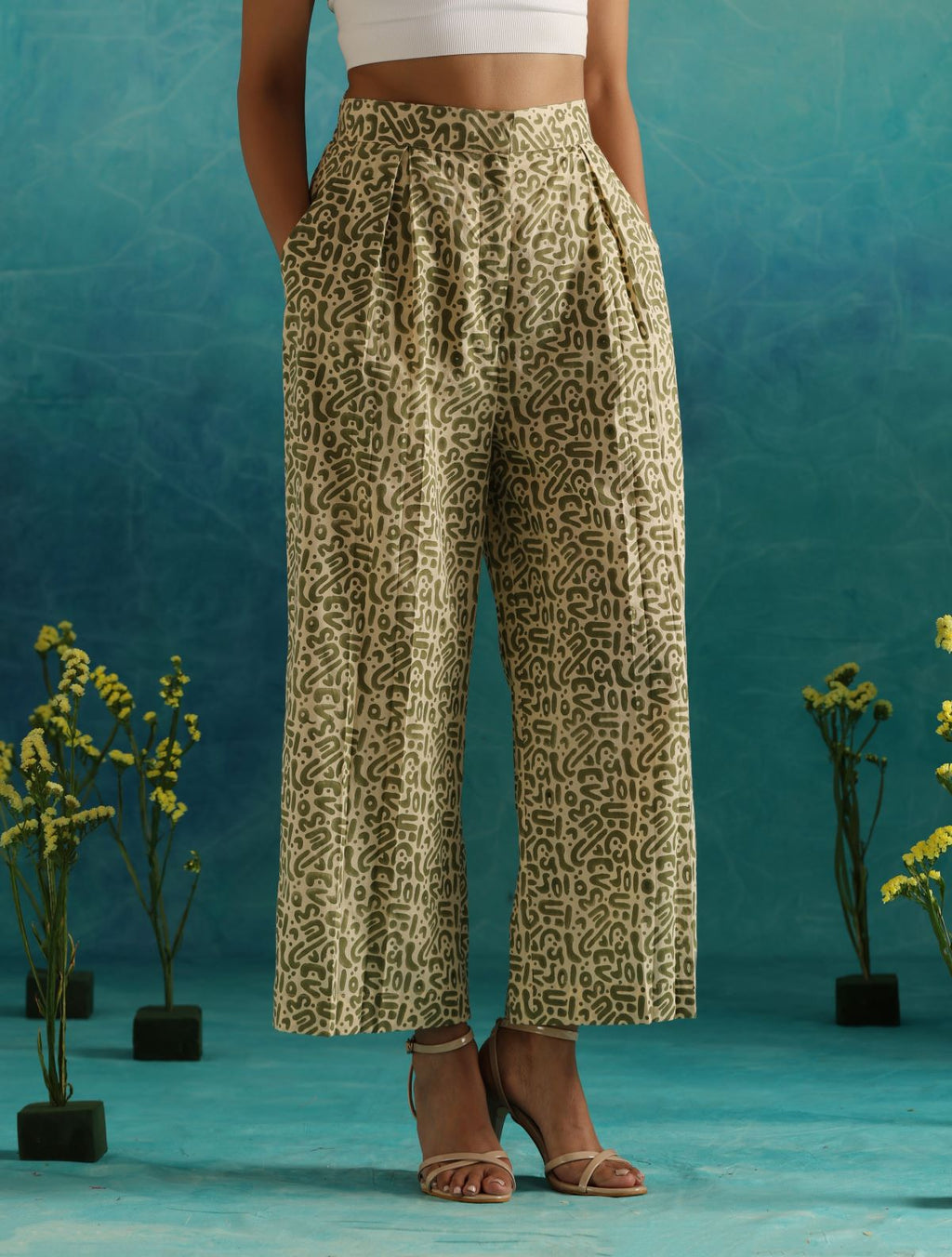 ON SALE- Olive maze coord set