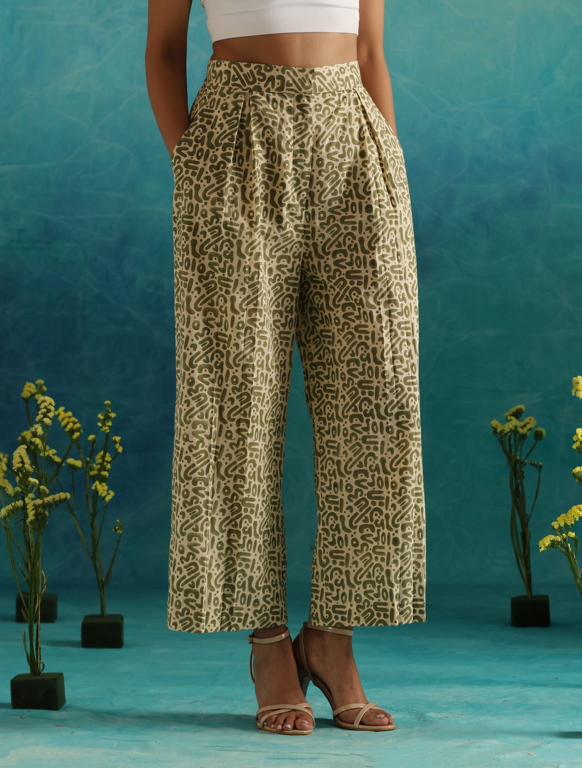 ON SALE- Olive maze coord set