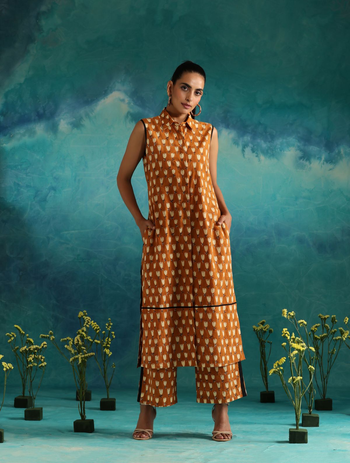 ON SALE- Salted caramel kurta set